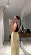Bej Gabardin Ravi Ceket Takım 