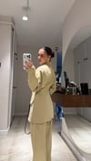Bej Gabardin Ravi Ceket Takım 