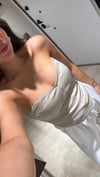 Bej Kahve Dikişli Arka Lastikli Bluz