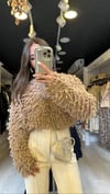 Bej Püsküllü Marka Model Kazak
