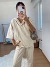 Bej Renk Yazlık Sweat