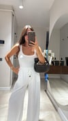 Beyaz Askılı Dilvin Bodysuit 