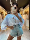 Beyaz Ayı Baskılı Oversize Tshirt 
