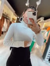 Beyaz Balıkçı Yaka Body
