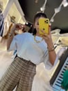 Beyaz Basic İnce Ravi Tshirt