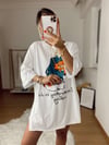 Beyaz Garfield Baskılı Tshirt
