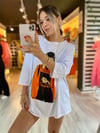 Beyaz Kız Baskılı Tshirt