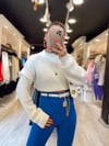 Beyaz Kol Detaylı Marka Model Kazak