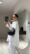Beyaz Oversize Poplin Gömlek