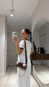 Beyaz Siyah Basic Yazılı Tshirt 