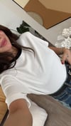 Beyaz Siyah Ribanalı Marka Model Tshirt