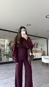 Bordo İncili Marka Model Pantolon Takım