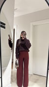 Bordo Triko Pantolon