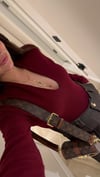 Bordo V Yaka Ön Dikişli Body