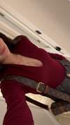 Bordo V Yaka Ön Dikişli Body