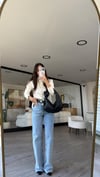 Buz Mavi Bol Paça Yıkamalı Marka Model Jean 
