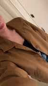 Camel Yarasa Kol Oversize Süet Ceket 