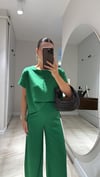 Çimen Yeşili Crop Takım 