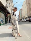 Desenli İşlemeli Kimono
