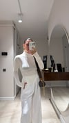 Ekru Balıkçı Yaka Basic Bluz 