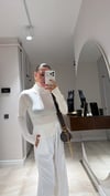 Ekru Balıkçı Yaka Basic Bluz 