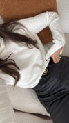 Ekru Balıkçı Yaka Marka Model Basic Kazak 