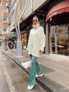 Ekru Balıkçı Yaka Salaş Kazak