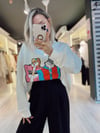 Ekru Bugs Bunny Baskılı Sweat