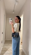 Ekru V Yaka Vatkalı Marka Model Bodysuit
