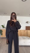 Füme Bisiklet Yaka Paça Lastikli Marka Model Takım