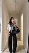 Füme Dikiş Detaylı Marka Model Baggy Jean