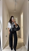 Füme Dikiş Detaylı Marka Model Baggy Jean