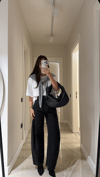 Füme Dikiş Detaylı Marka Model Baggy Jean