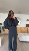 Füme Kesik Detaylı Marka Model Modal Takım