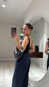 Füme Paça Lastikli Modal Pantolon 
