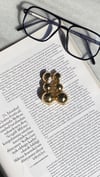 Gold 3 Toplu Salkım Küpe 