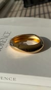 Gold Asimetrik İnce Kelepçe Bileklik