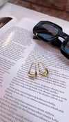 Gold Çengel Küpe
