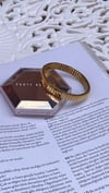Gold Lastikli Çelik Bileklik 