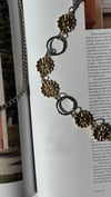 Gold Silver Papatya Figürlü Zincir Kemer