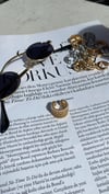 Gold Taşlı İncili Kıkırdak Küpe