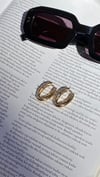 Gold U Şekli Küpe