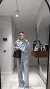 Gri Beyaz Kendinden Atletli Takım