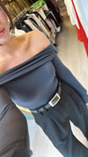 Gri Madonna Yaka Bodysuit