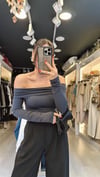 Gri Madonna Yaka Bodysuit