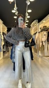 Gümüş Renk Marka Model Bol Paça Pantolon