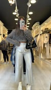 Gümüş Renk Marka Model Bol Paça Pantolon