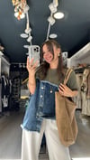 Haki Jean Detaylı Düğmeli Tshirt