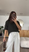 Haki Kısa Kol Marka Model Triko Kazak