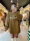 Haki No Makeup Oversize Sweat